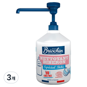 브리오신 과일 채소 젖병 주방세제, 500ml, 3개