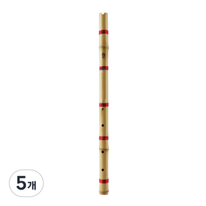 엔젤악기 성십오 대나무 단소, 자연 갈색, 5개