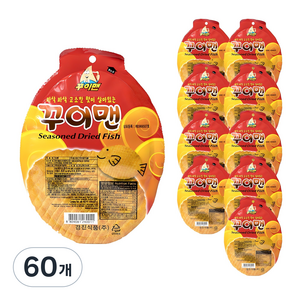 꾸이맨 어포스낵, 30g, 60개