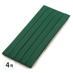 앙앙 코튼캔디 바이어스테이프 10mm, 24 그린, 4개