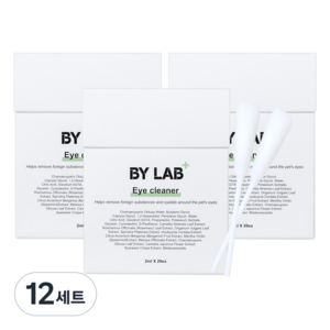 바이랩 강아지 아이클리너, 40ml, 12세트
