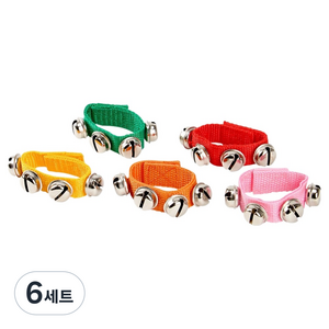 캐스비 베이비 맑은소리 율동방울 5종 세트, 혼합색상, 6세트