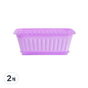메이징초이스 플랜트박스 옥상 베란다 텃밭, 퍼플, 2개