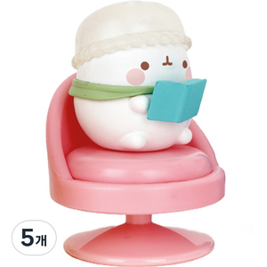 영실업 몰랑이 헤어살롱 피규어 랜덤발송, 5개