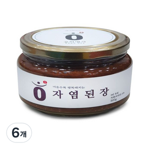공희명가 비울수록 행복해지는 자염된장, 500g, 6개