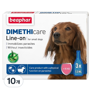 비아파 강아지 디메치케어 라인온 소형견용 3p, 혼합색상, 4.5ml, 10개
