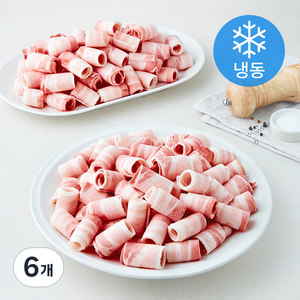 수입산 돌돌말이 대패 삼겹살 (냉동), 6개, 3kg