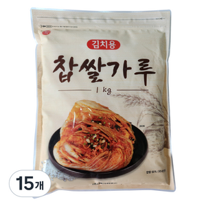 햇살나래 해가원 김치용 찹쌀가루, 1kg, 15개