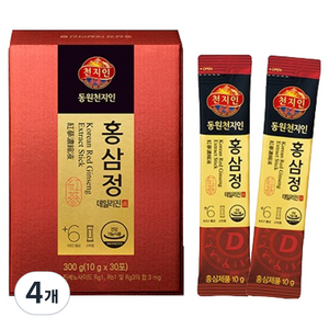 천지인 홍삼정 데일리진 30p, 300g, 4개