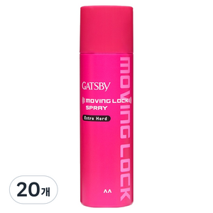갸스비 무빙 락 엑스트라 하드 스프레이, 230ml, 20개