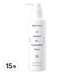 듀이트리 하이 아미노 올 클렌징 밀크, 200ml, 15개