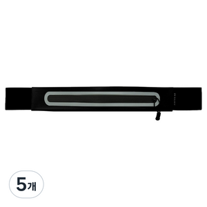 바라보고 바라핏X 러닝벨트, 블랙, 5개