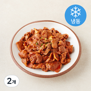 고깃집왕건 왕고기 양념 매콤 돈불고기 (냉동), 1kg, 2개
