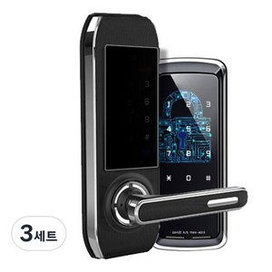 힐링쉴드 도어락 사생활 정보 보안기필름 세트, 3세트, 밀레시스텍 MILRE MI-5500