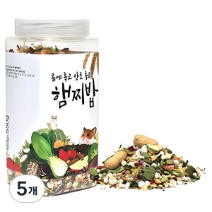 햄토피아 햄찌밥 햄스터 사료, 550g, 5개