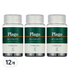 플라고 핏펫 덴탈 파우더, 12개, 45g