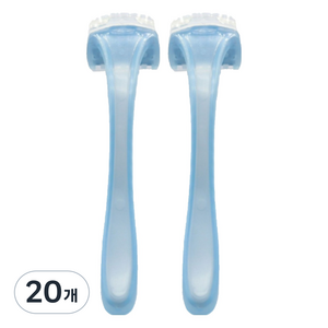 라델리 여성용 면도기 연한 하늘색, 20개, 1개입