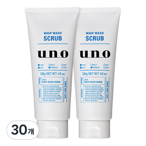 우노 휩 워시 스크럽, 130g, 30개