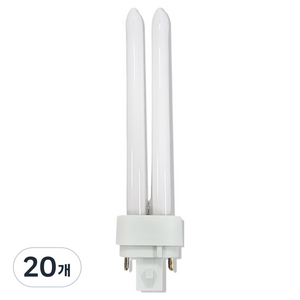 블링라이트 OS FDL 4핀 콤팩트 형광램프 26W DULUX D/E 26W 865, 주광색, 20개