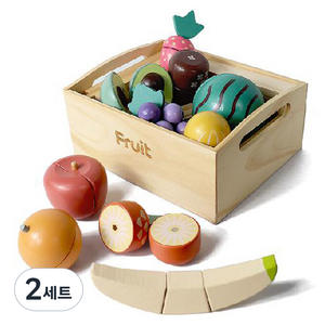 키앤비 모더닉 소꿉놀이 과일 자르기 10종 세트, 2세트, 혼합색상
