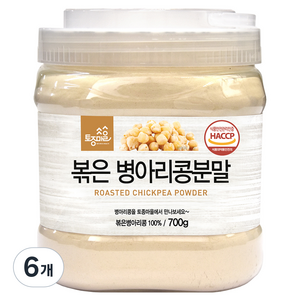 토종마을 HACCP인증 볶은 병아리콩분말, 700g, 6개