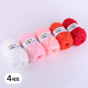 마마니트 복수세미실 5종 세트, 레드오렌지, 4개