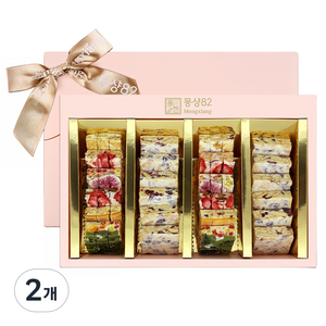 몽샹82 쫀득QQ 선물세트, 650g, 2개, 컬렉션B + 쇼핑백
