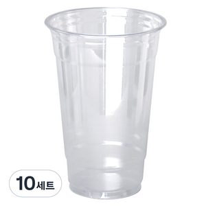 블룸엣홈 PET 일회용 투명컵, 470ml, 25개, 10세트