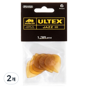 Dunlop 피크 울텍스 재즈3 427P1.38 6p, 2개
