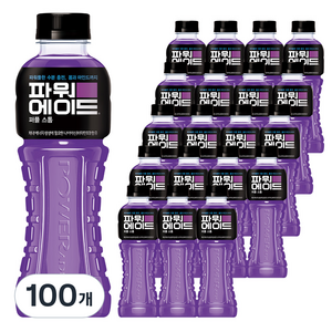 파워에이드 퍼플스톰, 600ml, 100개