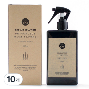 BAS 자연을 담은 피톤치드 본품, 300ml, 10개