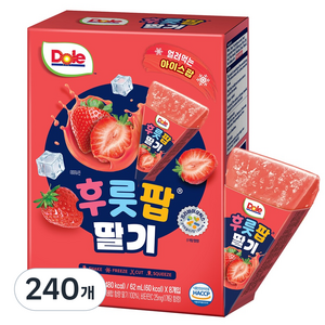 돌 후룻팝 딸기, 240개, 62ml
