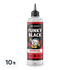글로스브로 펑키블랙 타이어 코팅제, 10개, 500ml