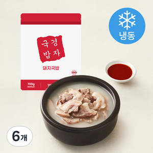 경자국밥 돼지국밥 (냉동), 700g, 6개