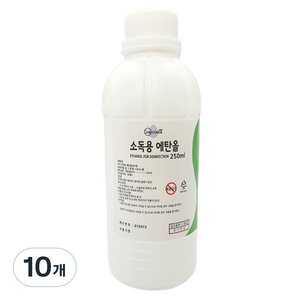 그래콜 구미 소독용 에탄올, 10개, 250ml