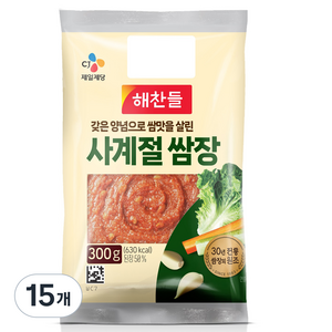 해찬들 사계절쌈장, 300g, 15개