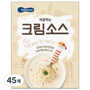 베베쿡 처음먹는 덮밥 소스, 크림, 200g, 45개
