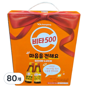 광동 비타500 더블팩, 100ml, 80개