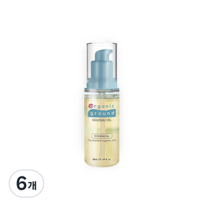 오가닉그라운드 스쿠스쿠오일, 50ml, 6개