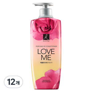 엘라스틴 퍼퓸 드 컨디셔너 러브 미 피치 앤 프리지아향, 600ml, 12개