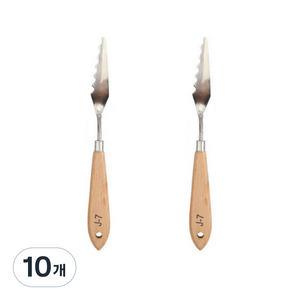 세븐집 미술용페인팅 나이프 J-7, 10개