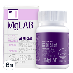 마그랩 포 에센셜, 60정, 6개