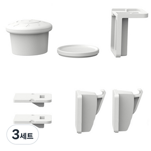 까마느 안전 서랍 잠금 장치 세트, 3세트