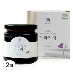 청청하루 무농약 도라지로 만든 도라지청, 300g, 1개입, 2개