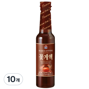 사조 프리미엄 꽃게액, 550ml, 10개