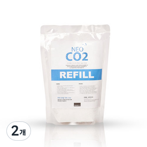 아쿠아리오 네오 수초용 Co2 이산화탄소용품 리필, 2개