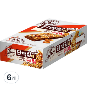 닥터유 주머니쏙 단백질바, 408g, 6개