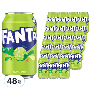 환타 멜론 탄산음료, 350ml, 48개