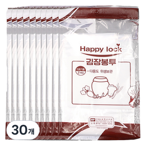 해피락 김장봉투 대형 2p, 30개