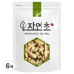 자연초 동북 백출 삽주뿌리, 500g, 6개